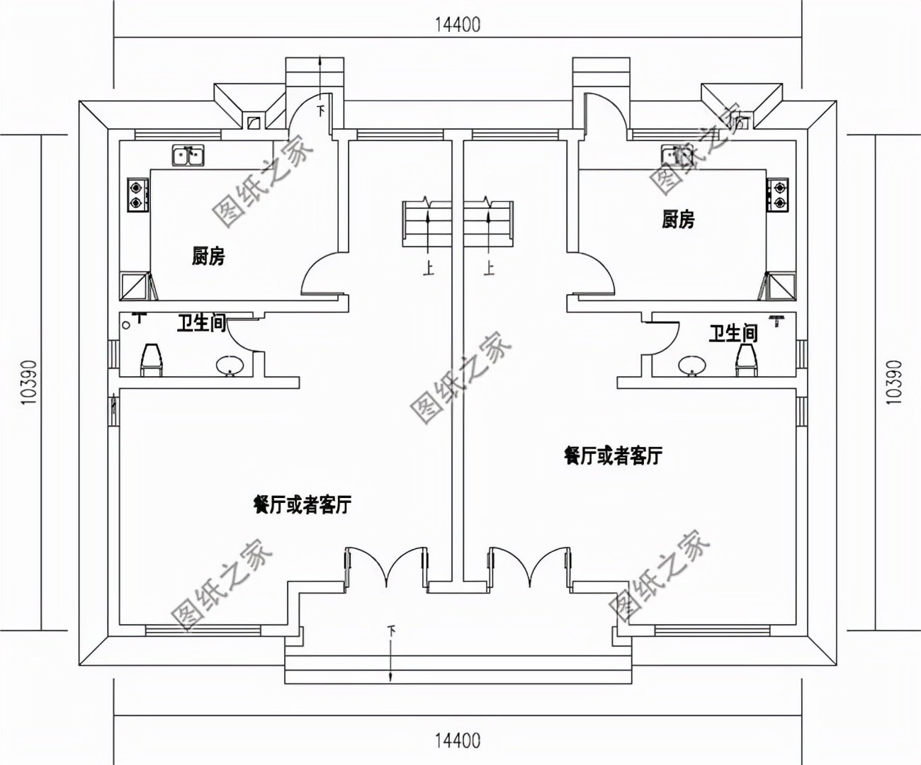 三层兄弟双拼别墅设计，生活由我们重新定义，一家人幸福舒适