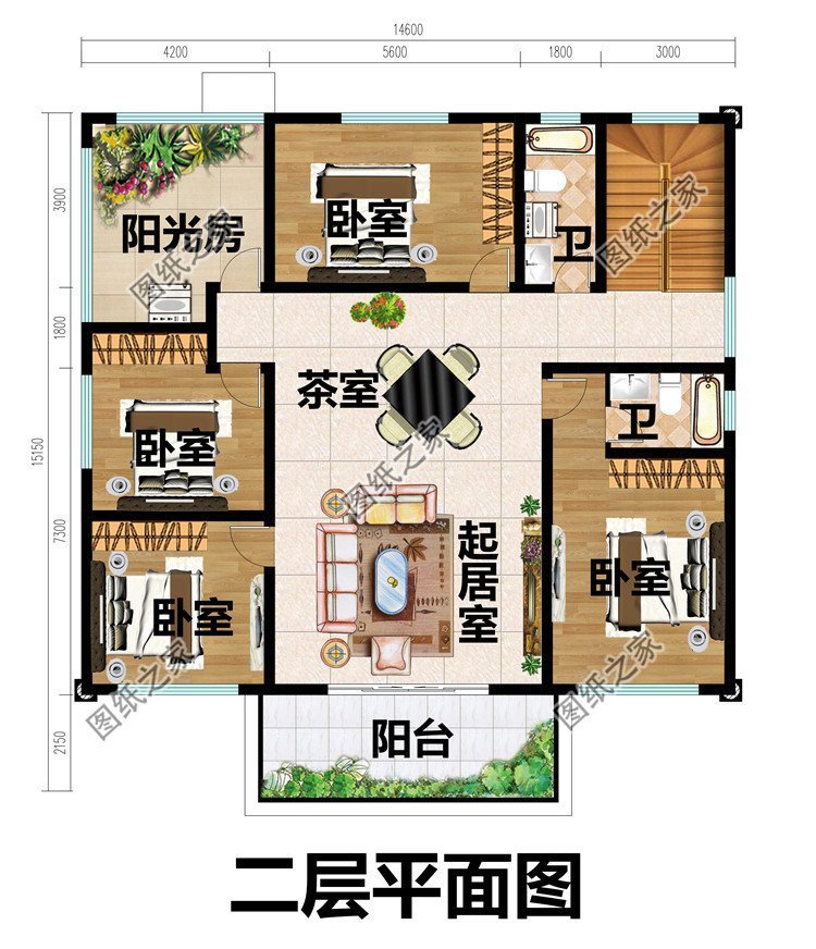 精美二层别墅设计,享受精致生活,实现美好向往