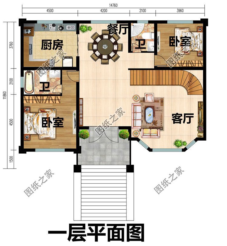 精美二层别墅设计,享受精致生活,实现美好向往
