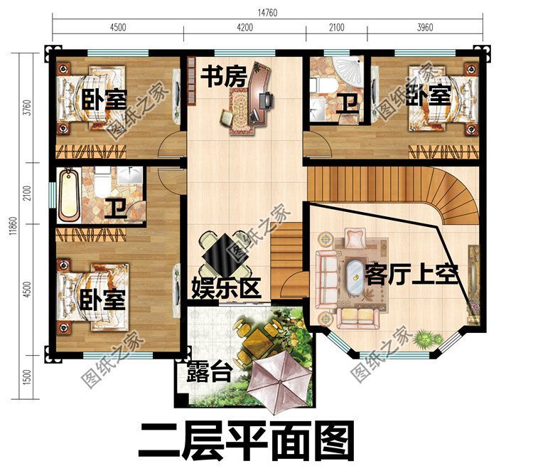 精美二层别墅设计,享受精致生活,实现美好向往