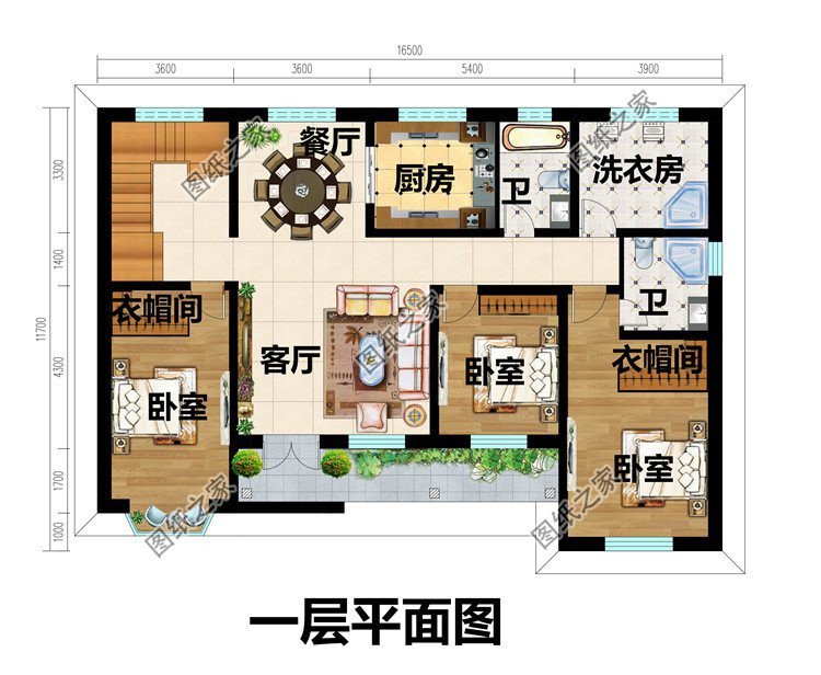 网红一层半别墅设计,田园式住宅带给家人不同的温馨