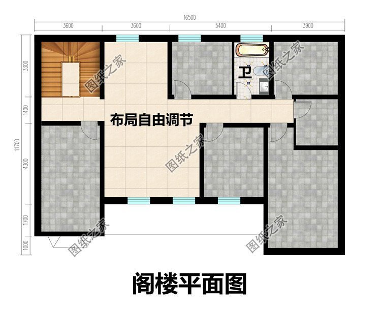 网红一层半别墅设计,田园式住宅带给家人不同的温馨