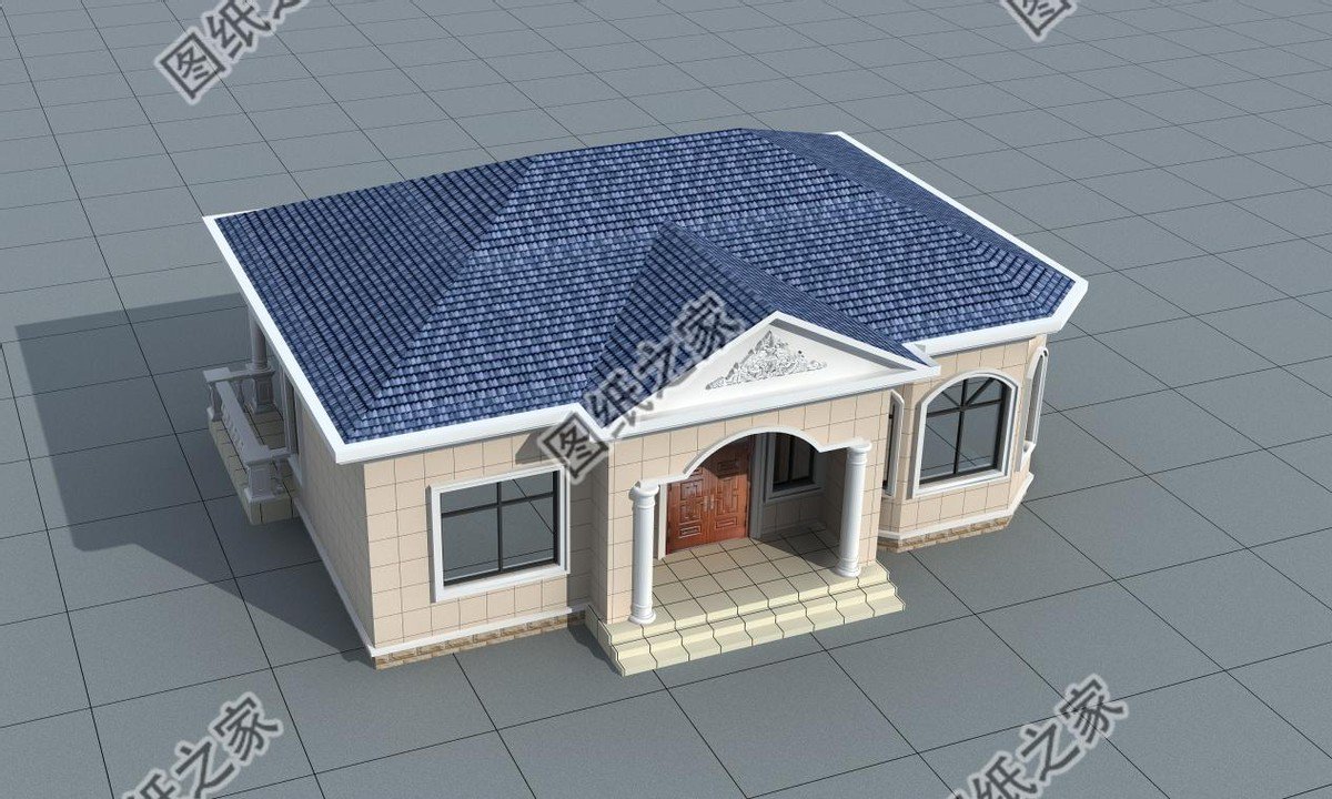 一层养老户型别墅,送给父母的一座小房屋,住进悠闲的小家