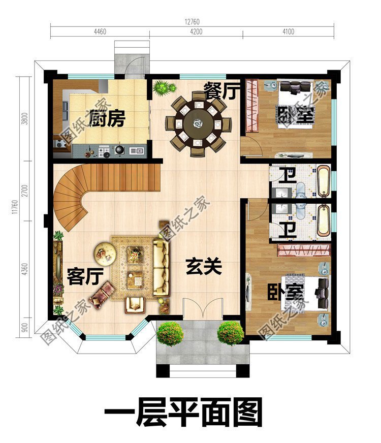 带露台设计的别墅,满足日常生活需求还能带来良好的生活体验