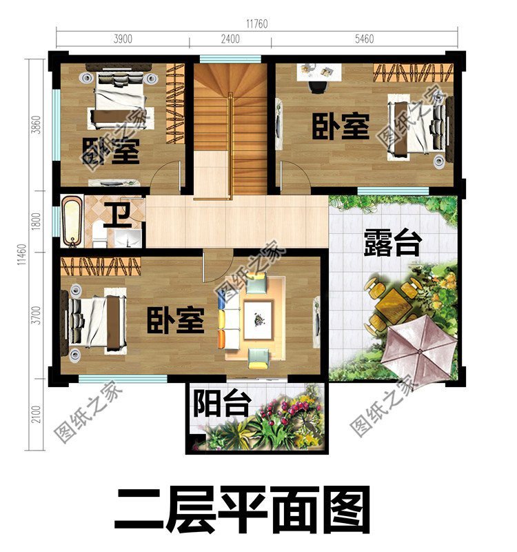 带露台设计的别墅,满足日常生活需求还能带来良好的生活体验