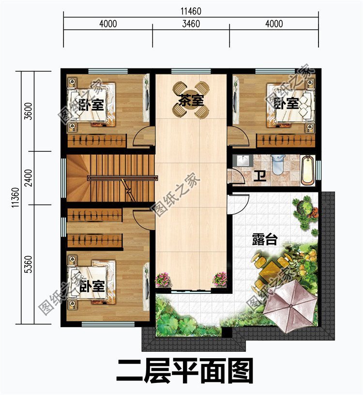 带露台设计的别墅,满足日常生活需求还能带来良好的生活体验