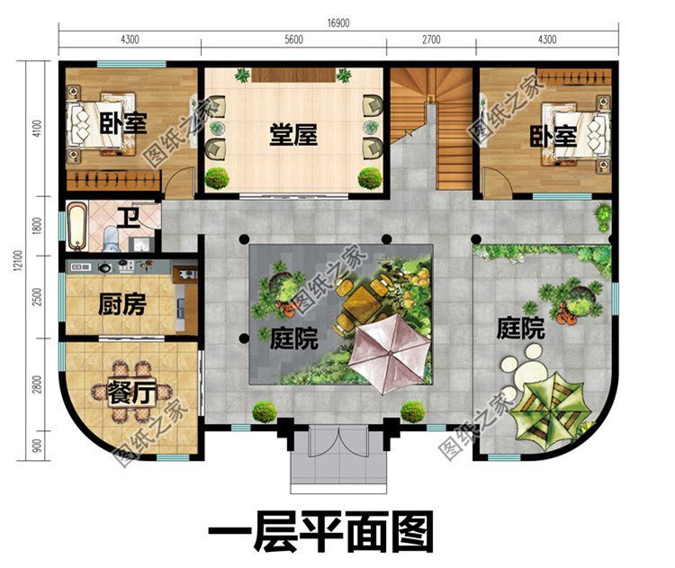经典中式自建别墅设计,造型古朴典雅,出彩设计还原传统住宅风采