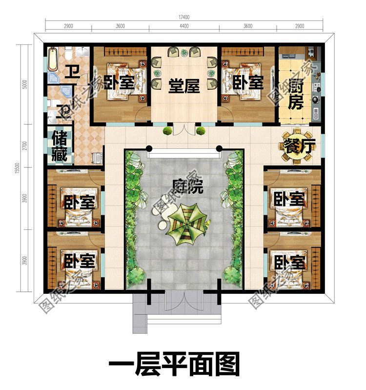 经典中式自建别墅设计,造型古朴典雅,出彩设计还原传统住宅风采