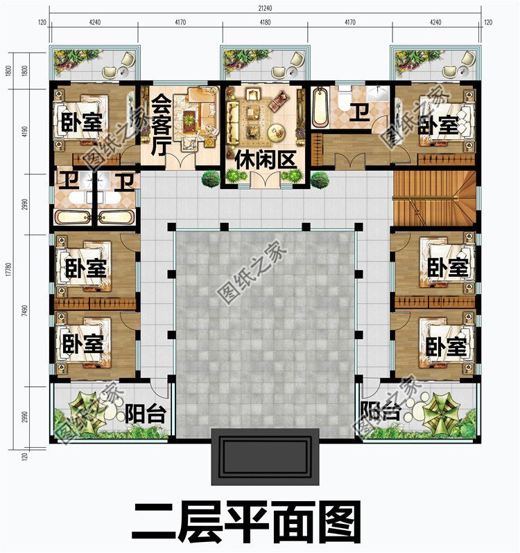 5款现代别墅设计,农村自建造价低,快来看看吧