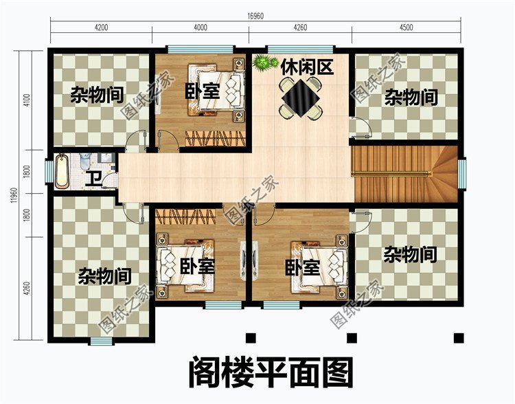 农村一层半别墅设计，外观低调不失档次，内部生活空间充足