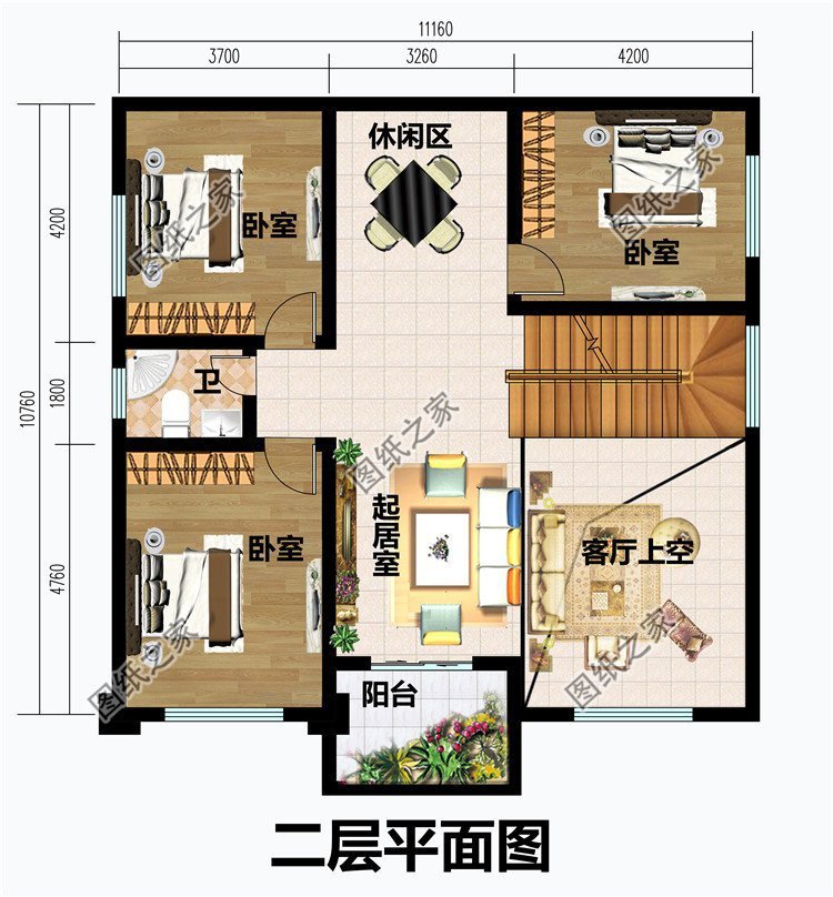 农村三层别墅设计,平淡的乡村生活,满满的都是幸福的滋味