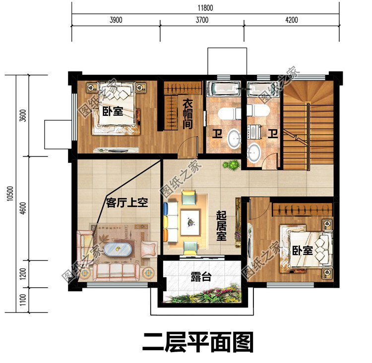 农村三层别墅设计,平淡的乡村生活,满满的都是幸福的滋味