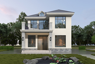 小占地照样建好房，二层别墅设计图9米乘10米，